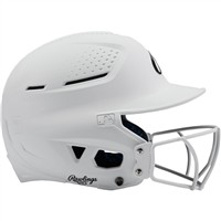 Rawlings RX2 Series Matte Fastpitch Batting Helmet, White