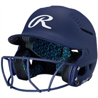 Rawlings RX2 Series Matte Fastpitch Batting Helmet, Navy