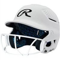 Rawlings RX2 Series Matte Fastpitch Batting Helmet, White