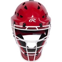 Rawlings Players 3 Series Youth Catchers Set, Scarlet/White
