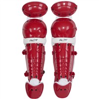 Rawlings Players 3 Series Youth Catchers Set, Scarlet/White