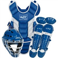 Rawlings Players 3 Series T-Ball Catchers Set, Royal/White