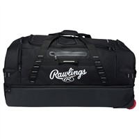 Rawlings YADI2 Luggage Wheeled Equipment Bag, Black