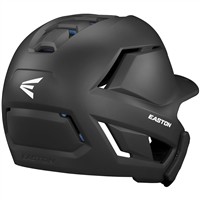 Easton Z50 Matte Batting Helmet w/Reversible & Adjustable Jaw Guard, Black