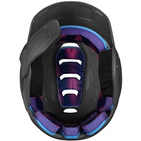 Easton Z50 Matte Batting Helmet w/Reversible & Adjustable Jaw Guard, Black