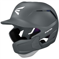 Easton Z50 Matte Batting Helmet w/Reversible & Adjustable Jaw Guard, Charcoal