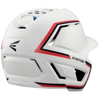 Easton Z50 Matte Batting Helmet w/Reversible & Adjustable Jaw Guard, Red/White/Blue