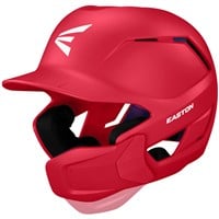 Easton Z50 Matte Batting Helmet w/Reversible & Adjustable Jaw Guard, Red