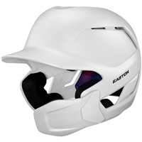 Easton Z50 Matte Batting Helmet w/Reversible & Adjustable Jaw Guard, White