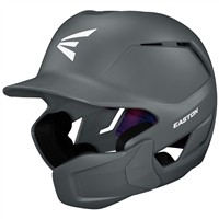 Easton Z50 Matte Batting Helmet w/Reversible & Adjustable Jaw Guard, Charcoal
