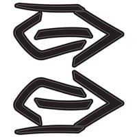 Easton Z50 Batting Helmet Decal Kit, Black