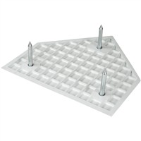 Rawlings Spiked Throw Down Home Plate, white-v-2-z