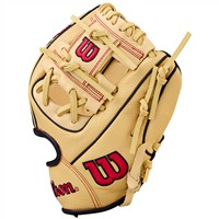 Wilson A1000 PF11SS Pedroia Fit 11in Baseball Glove, Blonde/Black