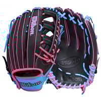 Wilson A1000 1892SS Pedroia Fit 12.25in Baseball Glove, Black/Pink