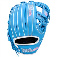 Wilson A1000 1786 11.5in Basball Glove, Light Blue/White