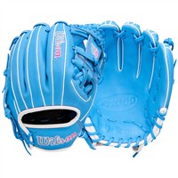 Wilson A1000 1786 11.5in Basball Glove, Light Blue/White