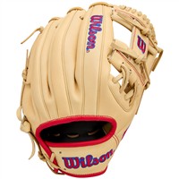 Wilson A1000 1975 11.75in Baseball Glove, Yellow/Red