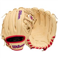 Wilson A1000 1975 11.75in Baseball Glove, Yellow/Red
