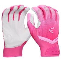 Easton Adult Ghost Ethos Fastpitch Batting Gloves, Red/Pink