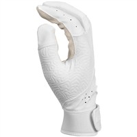 Easton Adult Fundamental 2.0 Fastpitch Batting Gloves, White