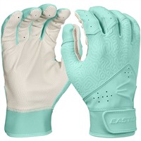 Easton Adult Fundamental 2.0 Fastpitch Batting Gloves, White/Light Green
