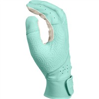 Easton Youth Fundamental 2.0 Fastpitch Batting Gloves, White/Light Green
