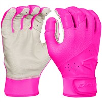 Easton Youth Fundamental 2.0 Fastpitch Batting Gloves, White/Pink