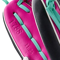 Wilson A1000 Limited Edition 1788 11.25in Baseball Glove, Purple/Black