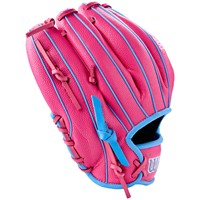Wilson A1000 Limited Edition 1786 SuperSkin Baseball Glove, Blue/Pink