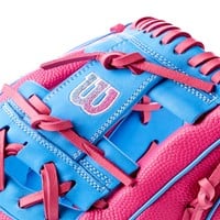 Wilson A1000 Limited Edition 1786 SuperSkin Baseball Glove, Blue/Pink
