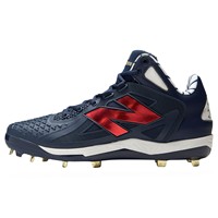 New Balance Mens ShoV1 WBC LE Metal Baseball Cleats, Blue/Red
