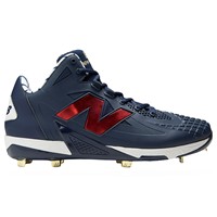 New Balance Mens ShoV1 WBC LE Metal Baseball Cleats, Blue/Red