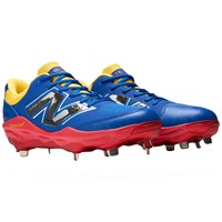 New Balance Mens 3000v7 WBC LE Metal Baseball Cleats, Royal/Red - Venezuela