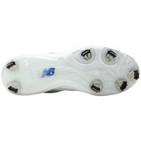 New Balance Mens 4040v8 WBC LE Low Metal Baseball Cleats, White/Red/Blue - South Korea