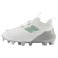 New Balance Youth Lindor V3 TPU Molded Baseball Cleats, White