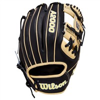 Wilson A2000 1786 11.5in Baseball Glove (WBW104108115), Black/Blonde
