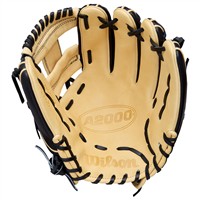 Wilson A2000 1786 11.5in Baseball Glove (WBW104108115), Black/Blonde