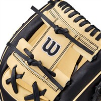 Wilson A2000 1786 11.5in Baseball Glove (WBW104108115), Black/Blonde