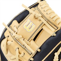 Wilson A2000 DP15 SuperSkin 11.5in Baseball Glove, Black/Blonde