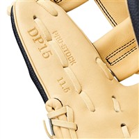 Wilson A2000 DP15 SuperSkin 11.5in Baseball Glove, Black/Blonde