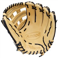 Wilson A2000 DW5 SuperSkin 12in Baseball Glove, Black/Blonde