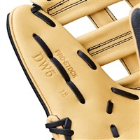 Wilson A2000 DW5 SuperSkin 12in Baseball Glove, Black/Blonde