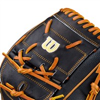 Wilson A2000 B125 SuperSkin 12.5in Baseball Glove, Black/Tan