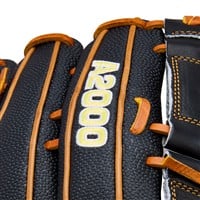 Wilson A2000 B125 SuperSkin 12.5in Baseball Glove, Black/Tan