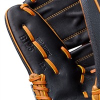 Wilson A2000 B125 SuperSkin 12.5in Baseball Glove, Black/Tan