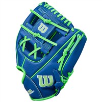 Wilson Youth A450 10.75in Baseball Glove, Black/Green