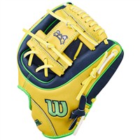 Wilson Youth Tour Staff Bananas 11in Baseball Glove, Navy/Yellow