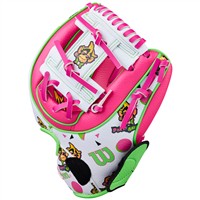 Wilson A200 EZ Catch Party Animals 10in Baseball Glove, Pink/White