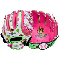 Wilson A200 EZ Catch Party Animals 10in Baseball Glove, Pink/White