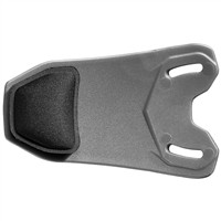 Evoshield XVT Universal Glossy Face Shield, Charcoal